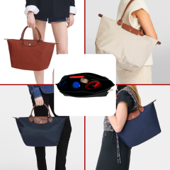 TERRA Çanta İçi Düzenleyici / Longch.'e uygun - Renk:Siyah