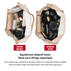 TERRA Çanta İçi Düzenleyici / Longch.'e uygun - Renk:Krem