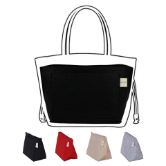 ZİPTERRA Fermuarlı Çanta İçi Düzenleyici / Longch.'e uygun - Renk:Siyah