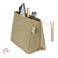 Çanta Organizer - ZİPTERRA- Renk: Krem (Longchamp çantaya uygun)