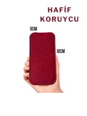 MİO Gözlük Kılıfı Keçe / SİYAH-GRİ (2'li)