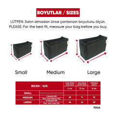 Çanta Organizer - MAİA - Renk: Krem