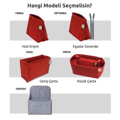 Çanta Organizer - MAİA - Renk: Krem