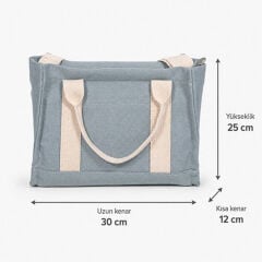 Tote Çanta  - BEST FİT - Renk: Açık Mavi