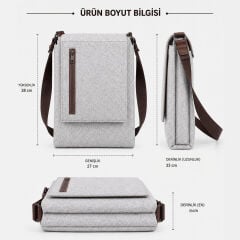 Postacı Çantası - ALTO Bag - Renk: Gri